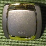 Кнопка звонковая R-10 золотая рамка DILARA